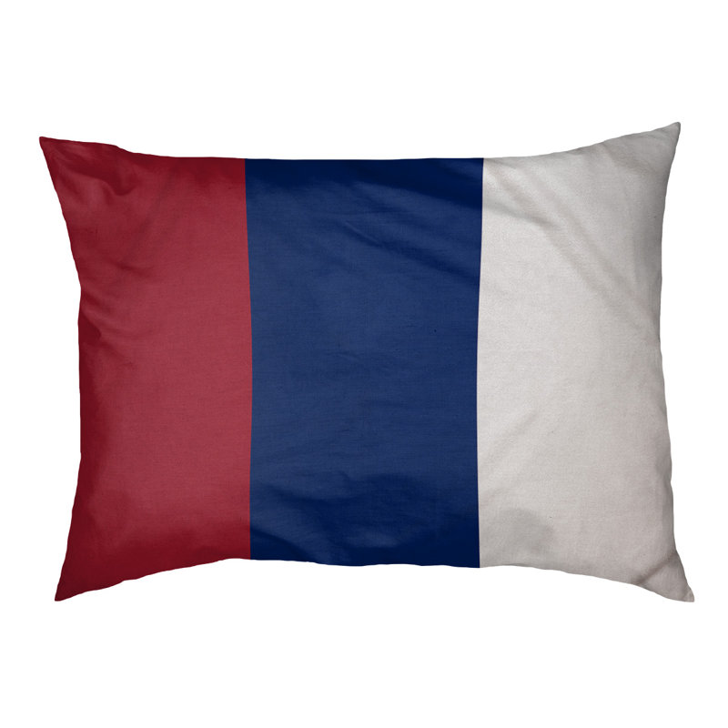 Coussin pour chien hockey Las Vegas, Grand (l 50 po x P 40 po x H 17 po), Rouge / bleu / blanc