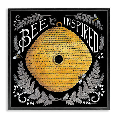 Bee Inspired with Hive Giclee Art by Deb Strain