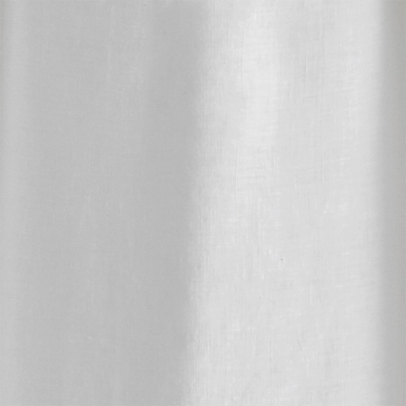 Carlina Linen Semi Sheer Single Curtain Panel, White, 200 W x 280 D cm