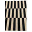 Tapis noir et blanc Newsom