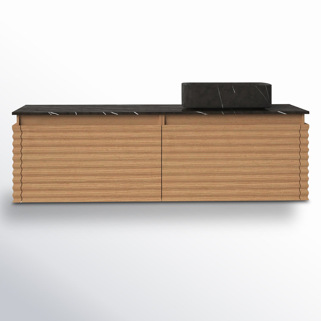 Jasmine 60'' Single Bathroom Vanity with Quartz Top AllModern