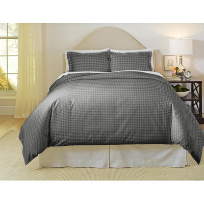 Ensemble de housse de couette réversible en coton 180 g / m² de luxe