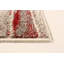 Tapis ivoire / rouge à motif abstrait Juriaan-860459069