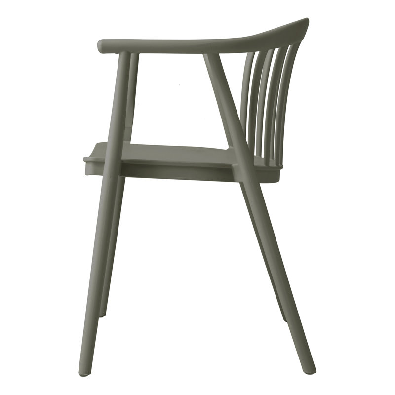 Outdoor Patio Dining Armchair, Green