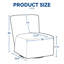 Fauteuil d'appoint pivotant sans accoudoirs-1705317359