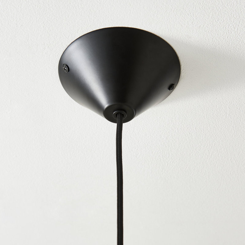 1 - Light Pendant, Cream Paint