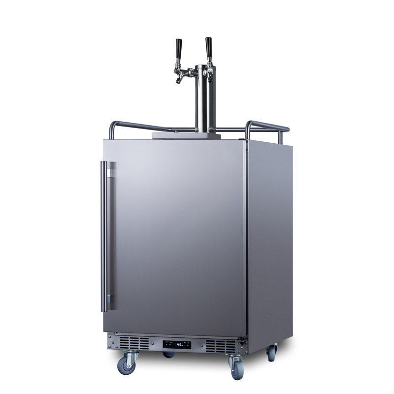 Summit Appliance 5.6 Cubic Feet Stainless Steel Outdoor Dual Tap with