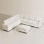 Canapé-lit modulaire en L avec rangement intégré-2000780202