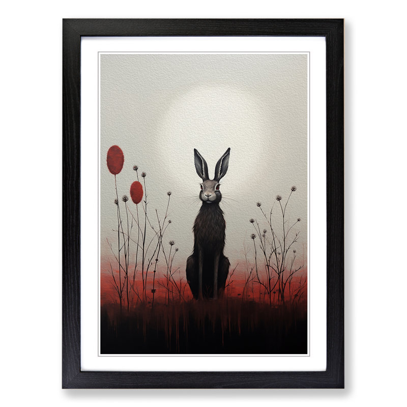 Hare Minimalism No.3 - Framed Print