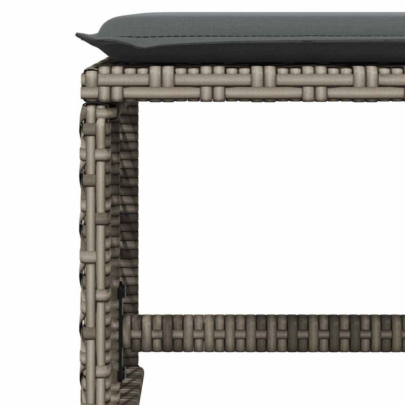 Patio Dining Set Table,, 15 Pieces: Table, 4 Stools, 10 Chairs, Grey, Grey