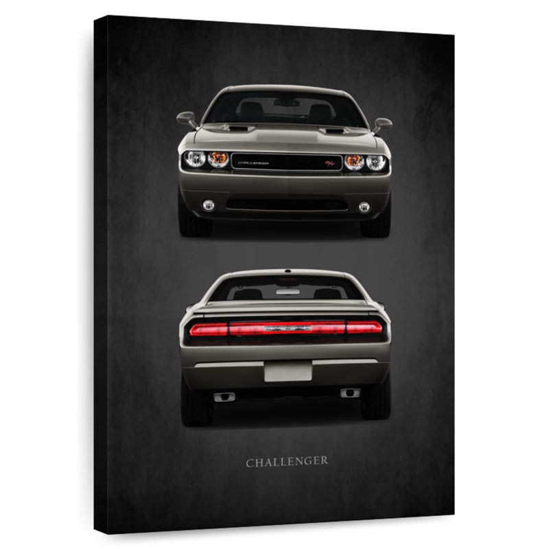 Mehar Dodge Challenger RT, 24" H x 16" W