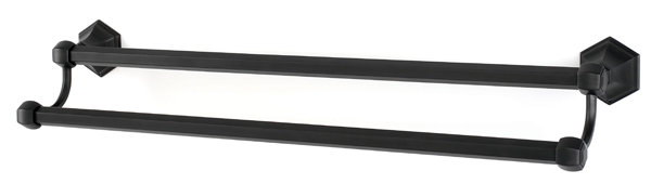 Nicole Double Wall Mounted Towel Bar, Polished Chrome, 32.5'' L x 6'' D