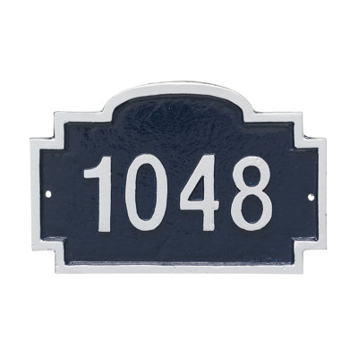 Chesterfield 1-Line Wall Address Plaque