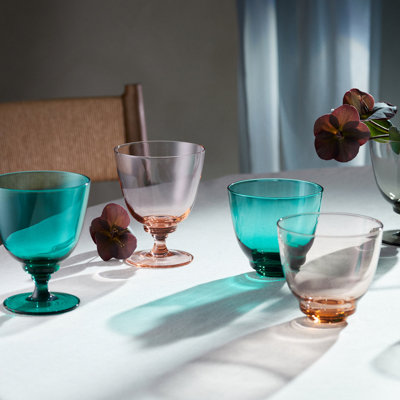 Verre coulant sur pied