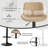 Swivel Adjustable Height Counter Stool With Footrest-110368780