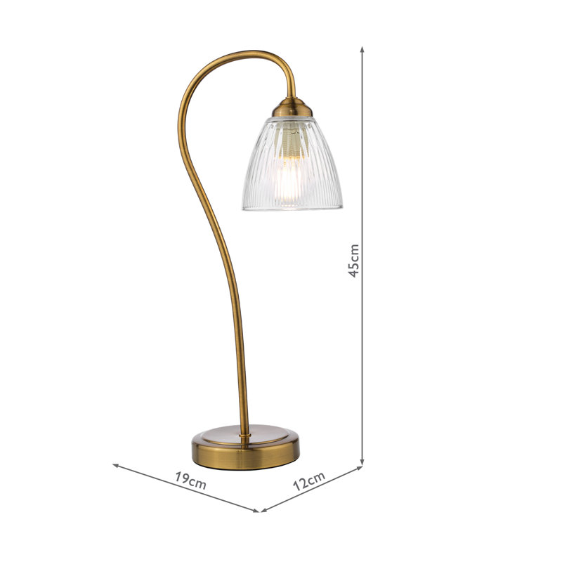 Metal Table Lamp Lamp, Brass
