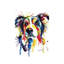 Border Collie by Weekday Best - Wrapped Canvas Painting-2042776765