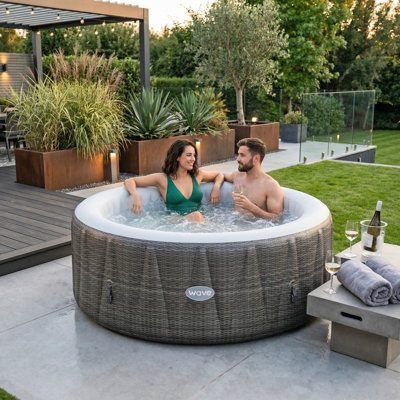 WAVE 3 Person Round Inflatable Hot Tub