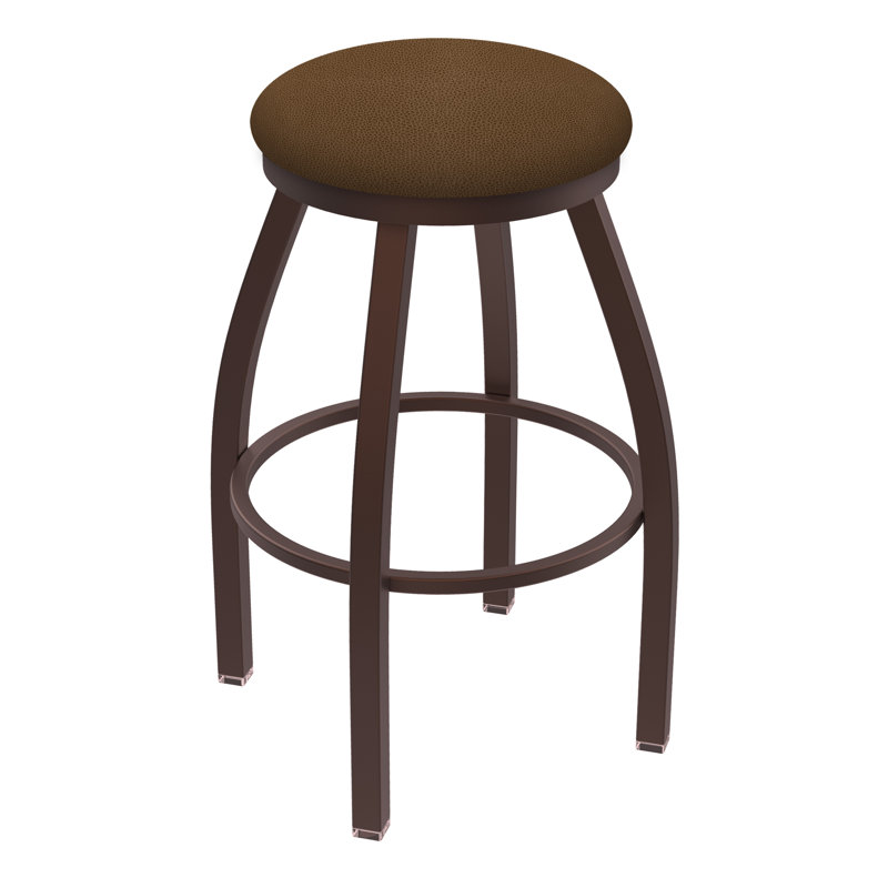 Tabouret pivotant Cragin XL802, Bronze, Vinyle - thatch chaume, Très haut (assise de 36 po de hauteur)