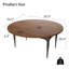 Ensemble de table de salle à manger 55,1 po, table de cuisine moderne pour 4 à 6 personnes, pieds en acier, ensemble de salle à manger à piédestal avec chaise de salle à manger, gain de place-122499343-115296623-115296624
