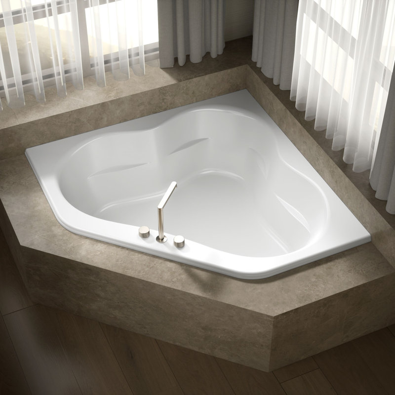 Baignoire de trempage 60 "x 60" Tercet®, Blanc