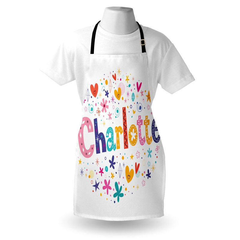 No Pattern Bib Apron