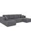Canapé modulaire en U en forme de U avec une taille améliorée et une fonction de canapé-lit pour un confort maximal et une efficacité d'espace.-1679145797