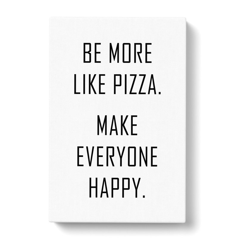 Like Pizza - Wrapped Canvas, 50cm H x 35cm W x 3cm D
