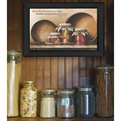 'Blessings and Prosperity' Framed Graphic Art Print