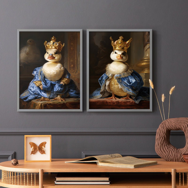 ANIMALS Series CCIII - Reproduction encadrée de qualité supérieure - prêt à être accroché - aucun clou requis - aucun clou requis