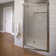 Sopora 27.25'' - 29.5'' W x 63.5'' H Hinged Framed Shower Door with Clear Glass