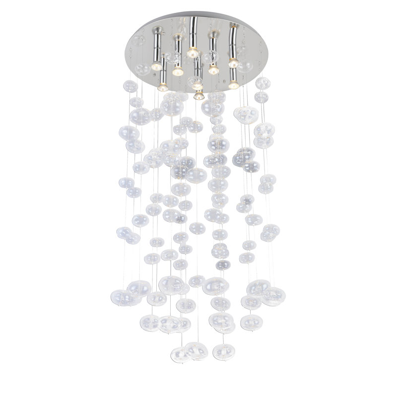 Luvia Flush Mount, Clear