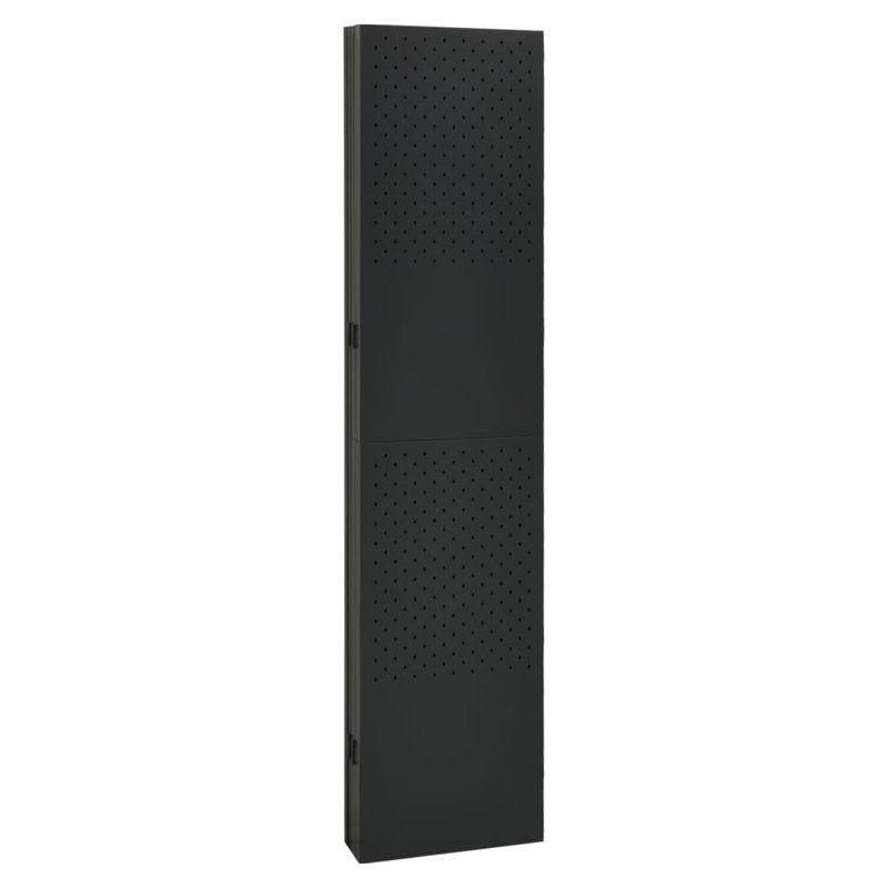 Cassiah 180cm H Folding Room Divider, 5, Black