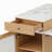 Kitchen Island with 2 Drawers, Power Outlet, Side Open Shelves for Kitchen, Dining Room-961922668