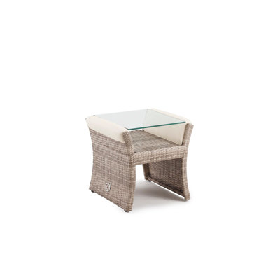 Sheri Outdoor Square Side Table