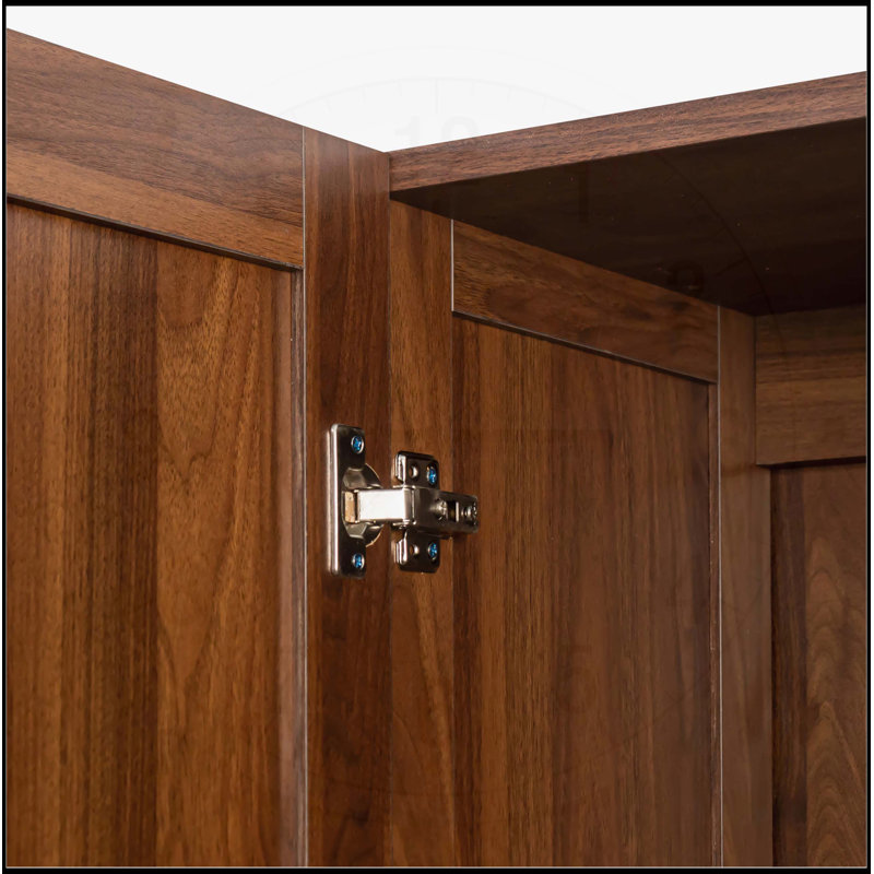 Armoire de cuisine polyvalente avec 2 portes et 3 tablettes réglables, parfaite pour le rangement polyvalent dans n'importe quelle pièce