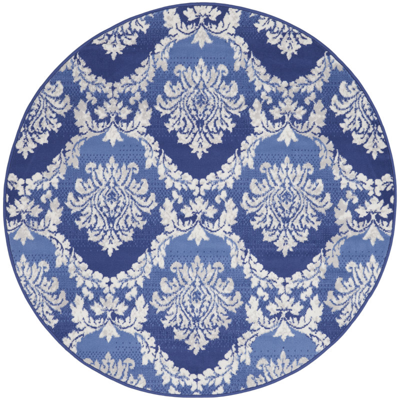 Gula Oriental Indoor Rug, Round 5'