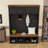 Entryway Hall Tree with Bench, 4 Cabinets, Open Compartments and 4 Hooks-129518320