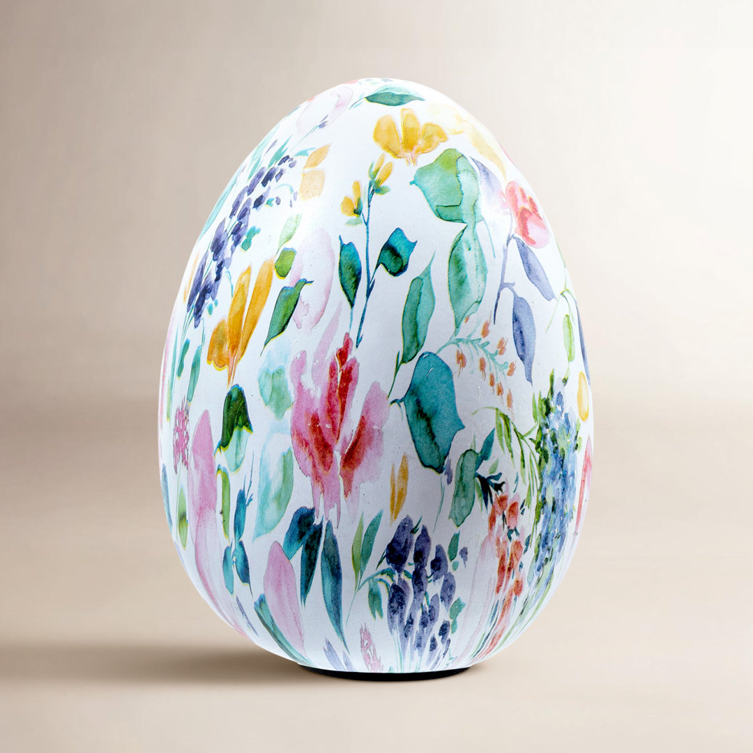 Decorative Floral Easter Egg Figurines The Holiday Aisle®