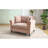 46.3" Oversized Armchair, Chenille Fabric, Comfy Chair And A Half Single Sofa With Pillow For Living Room Bedroom Office Apartment-1039540330