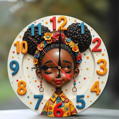 Colorful Decorative Wall Clock for Home Decor