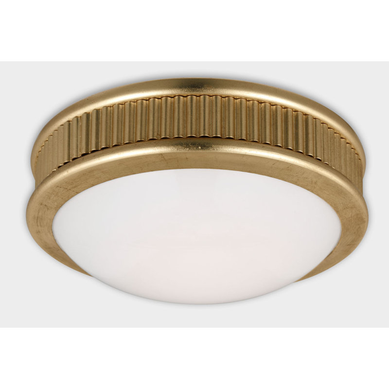 Ritz Flush Mount, Gild, 3" H x 8" W x 8" D