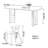 Beige Rock Slab Rectangular Dining Table Sets-270108394-270108399