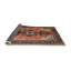 Tapis traditionnel rouge / vert / gris Carmelia-27874124