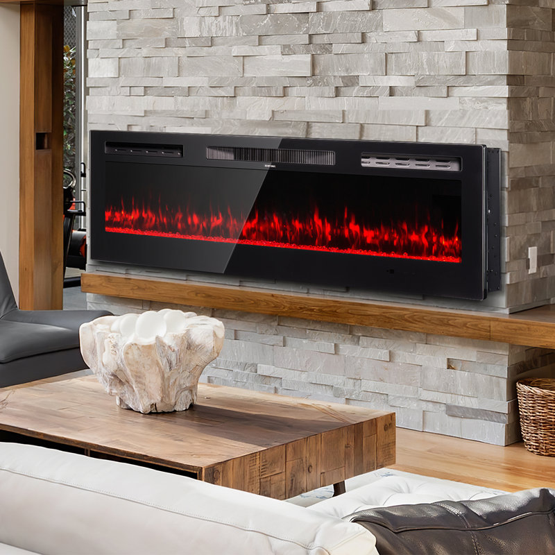 Knezova 60'' W Paint Electric Fireplace