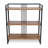 Lauxel 3 Tier Metal Framed Wood Shelf