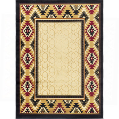 Cream Southwest Area Rug