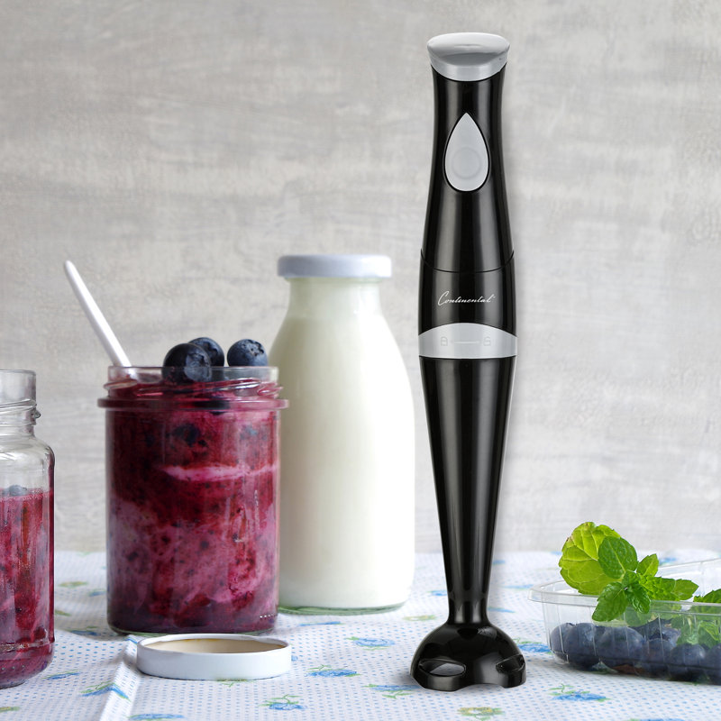 Continental Electric 2 Speed Hand Immersion Blender, Black