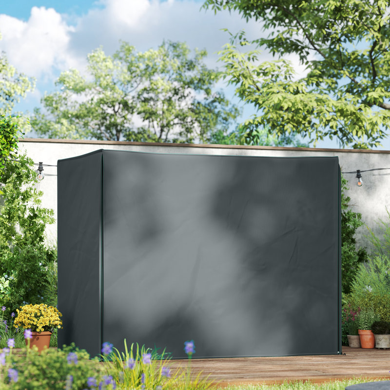 Housse de balançoire de jardin 3 places, housse de banc de balançoire imperméable 420D, Gris