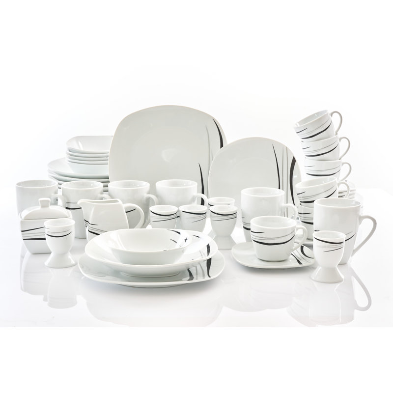 Retsch Arzberg Cosmos Porcelain China Dinnerware - Set of 62